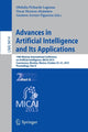 Book cover of: Advances in Artificial Intelligence and Its Applications. By: Obdulia Pichardo Lagunas
