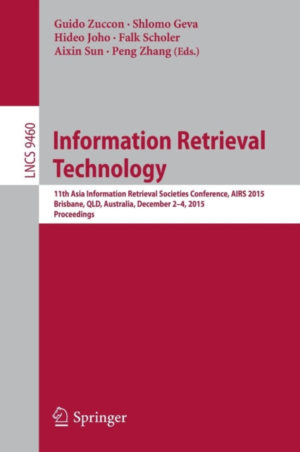 Book cover of: Information Retrieval Technology. By: Guido Zuccon