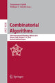 Book cover of: Combinatorial Algorithms. By: Zsuzsanna Lipták