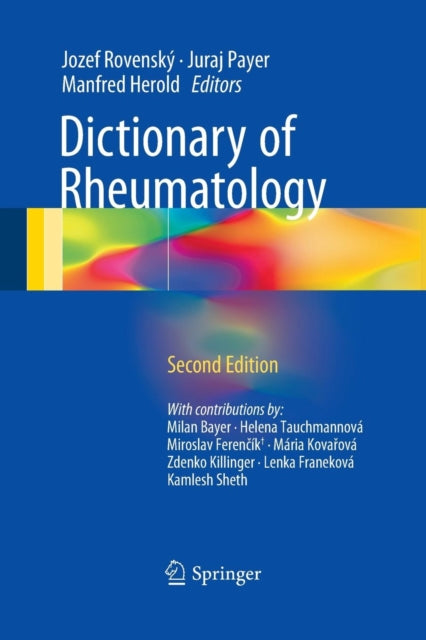 Book cover of: Dictionary of Rheumatology. By: Jozef Rovenský