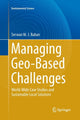 Book cover of: Managing Geo-Based Challenges. By: Serwan M. J. M. J. Baban