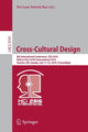 Book cover of: Cross-Cultural Design. By: Pei-Luen Patrick Rau