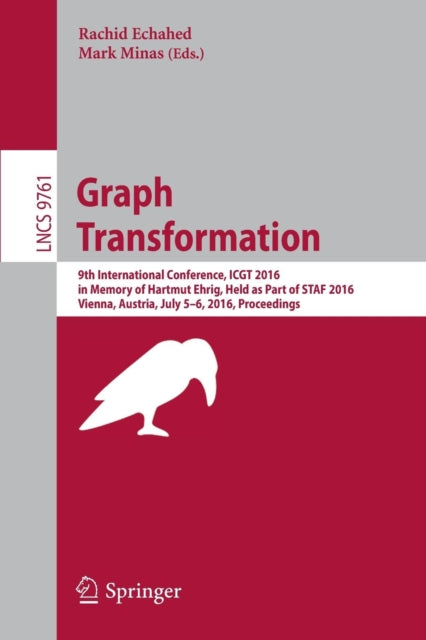 Book cover of: Graph Transformation. By: Rachid Echahed