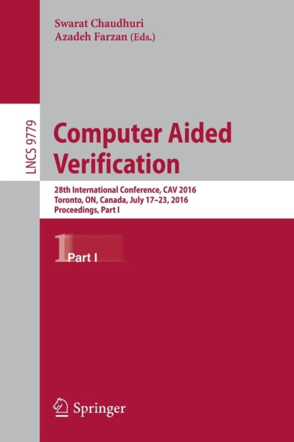 Book cover of: Computer Aided Verification. By: Swarat Chaudhuri