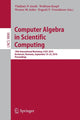 Book cover of: Computer Algebra in Scientific Computing. By: Vladimir P. Gerdt