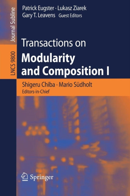 Book cover of: Transactions on Modularity and Composition I