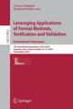 Book cover of: Leveraging Applications of Formal Methods, Verification and Validation: Foundational Techniques. By: Tiziana Margaria