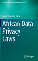 Book cover of: African Data Privacy Laws. By: Alex B. Makulilo
