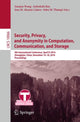 Book cover of: Security, Privacy, and Anonymity in Computation, Communication, and Storage. By: Guojun Wang