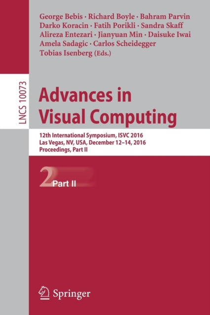 Book cover of: Advances in Visual Computing. By: George Bebis