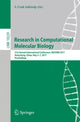Book cover of: Research in Computational Molecular Biology. By: S. Cenk Sahinalp