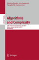 Book cover of: Algorithms and Complexity. By: Dimitris Fotakis