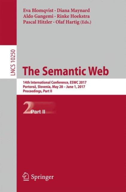 Book cover of: Semantic Web. By: Eva Blomqvist