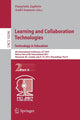 Book cover of: Learning and Collaboration Technologies. Technology in Education. By: Panayiotis Zaphiris