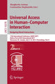 Book cover of: Universal Access in Human–Computer Interaction. Designing Novel Interactions. By: Margherita Antona