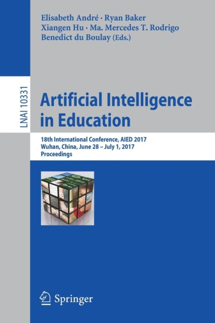 Book cover of: Artificial Intelligence in Education. By: Elisabeth André