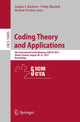 Book cover of: Coding Theory and Applications. By: Ángela I. Barbero