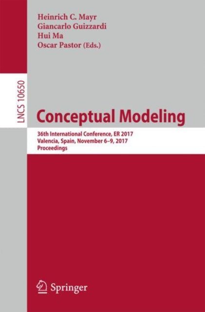 Book cover of: Conceptual Modeling. By: Heinrich C. Mayr