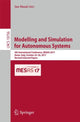 Book cover of: Modelling and Simulation for Autonomous Systems. By: Jan Mazal