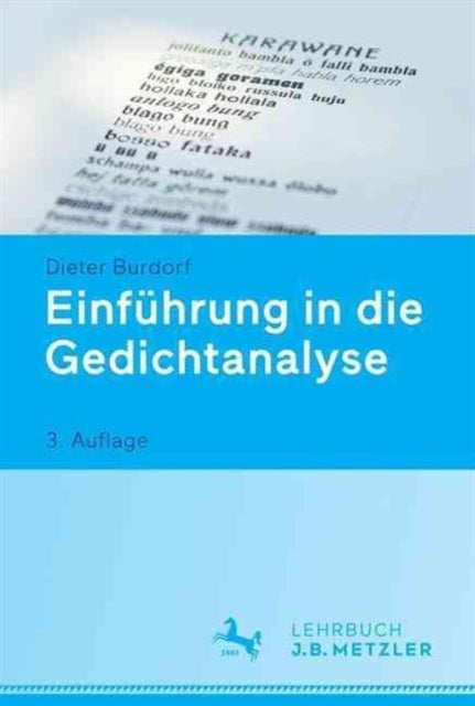 Einfuhrung in die Gedichtanalyse