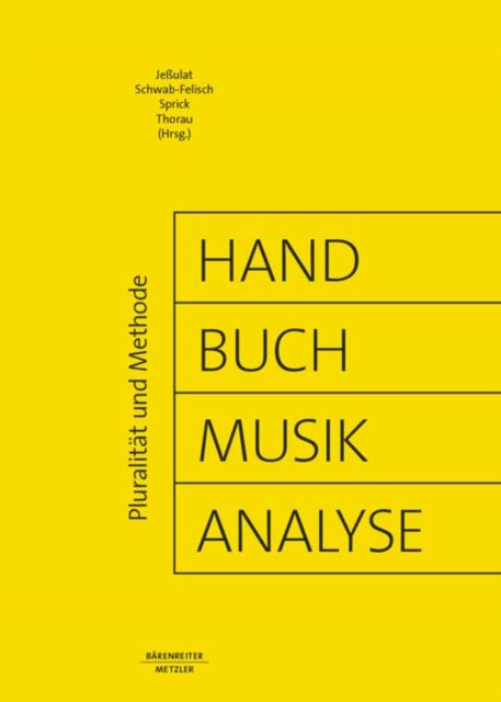 Book cover of: Handbuch Musikanalyse. By: Oliver Schwab-Felisch
