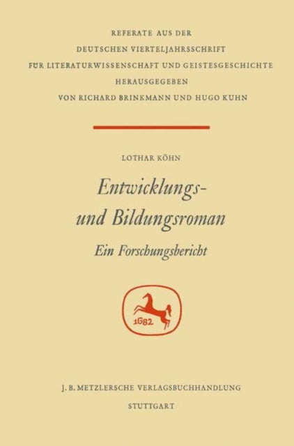 Book cover of: Entwicklungs- und Bildungsroman. By: Lothar Köhn