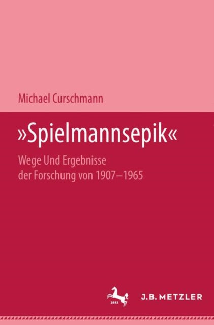 Book cover of: "Spielmannsepik". By: Michael Curschmann