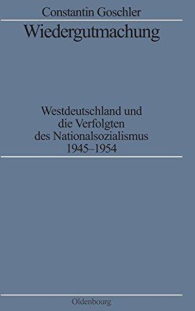 Book cover of: Wiedergutmachung