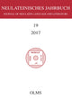 Book cover of: Neulateinisches Jahrbuch. By: Marc Laureys (Hg.)