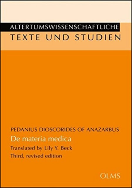 Book cover of: De materia medica