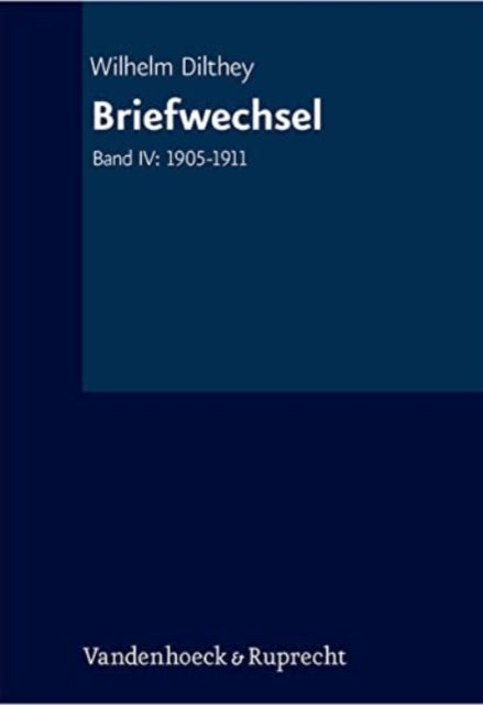 Book cover of: Briefwechsel. By: Wilhelm Dilthey