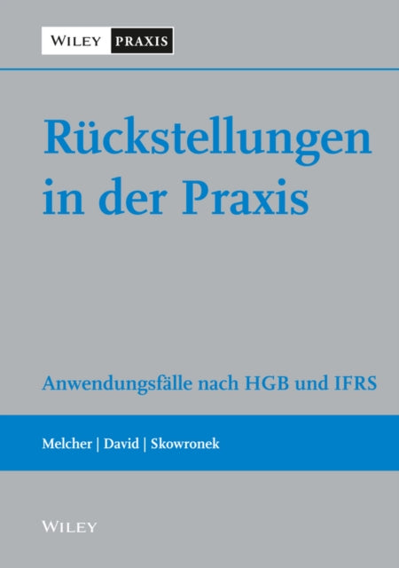 Book cover of: Ruckstellungen in der Praxis. By: Winfried Melcher