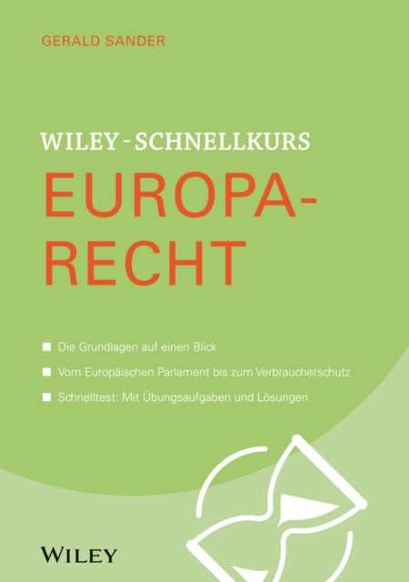 Book cover of: Wiley-Schnellkurs Europarecht. By: Gerald Sander