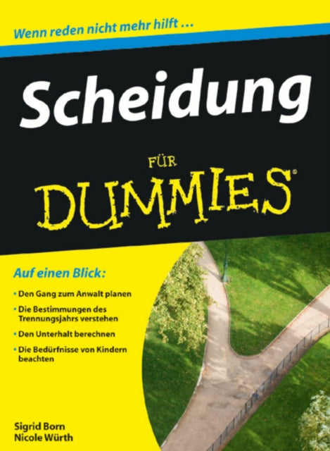 Book cover of: Scheidung fur Dummies. By: Sigrid Born-Berg