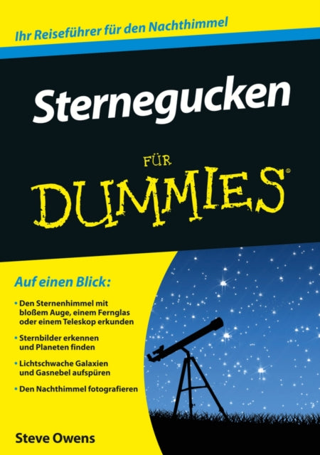 Book cover of: Sternegucken fur Dummies. By: Steve Owens