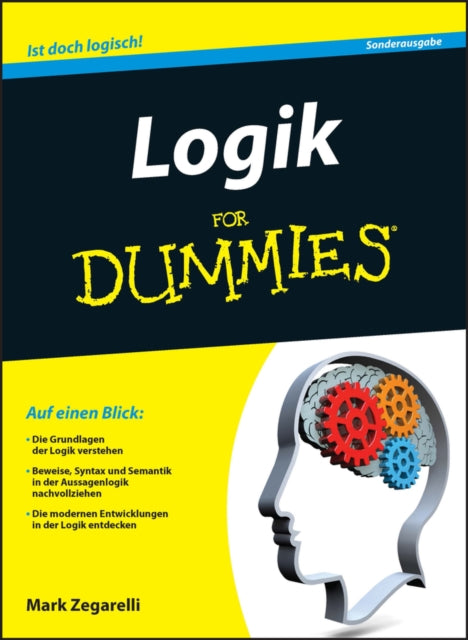 Book cover of: Logik fur Dummies. By: Mark Zegarelli