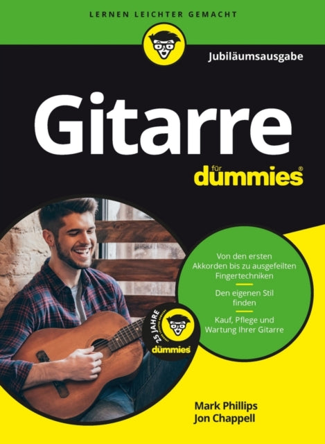 Book cover of: Gitarre fur Dummies Jubilaumsausgabe. By: Mark Phillips