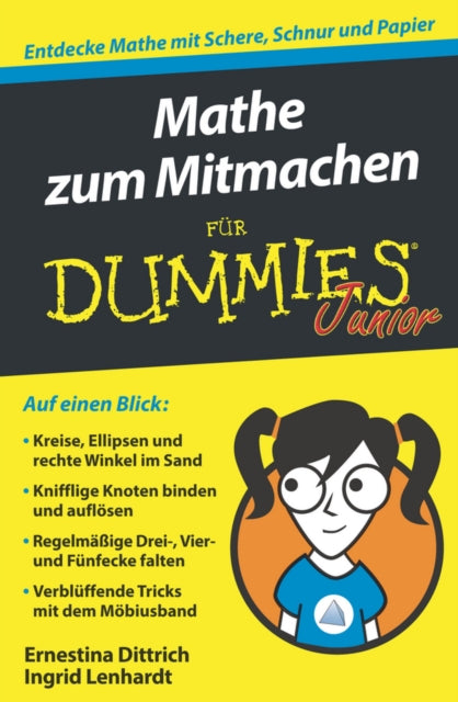 Book cover of: Mathe zum Mitmachen fur Dummies Junior. By: Ernestina Dittrich