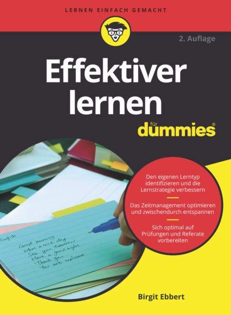 Book cover of: Effektiver Lernen fur Dummies. By: Birgit Ebbert