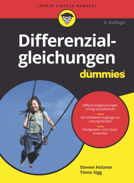 Book cover of: Differenzialgleichungen fur Dummies. By: Steven Holzner