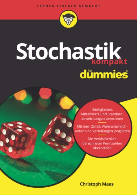 Book cover of: Stochastik kompakt fur Dummies. By: Christoph Maas