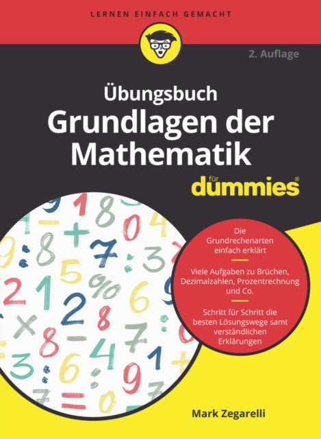 Book cover of: Ubungsbuch Grundlagen der Mathematik fur Dummies. By: Judith Muhr