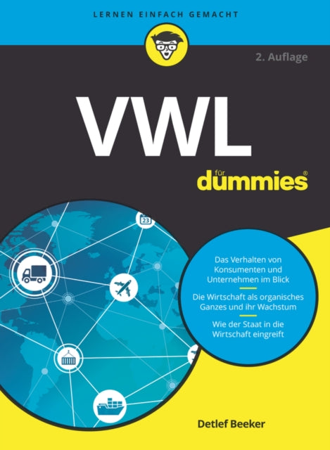 Book cover of: VWL fur Dummies. By: Detlef Beeker