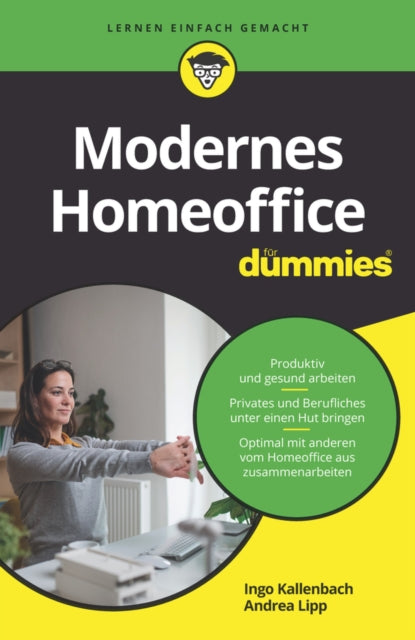 Book cover of: Modernes Homeoffice fur Dummies. By: Ingo Kallenbach