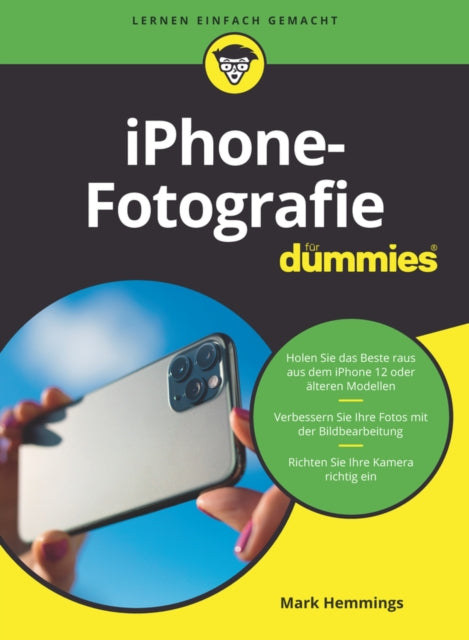 Book cover of: iPhone-Fotografie fur Dummies. By: Mark Hemmings