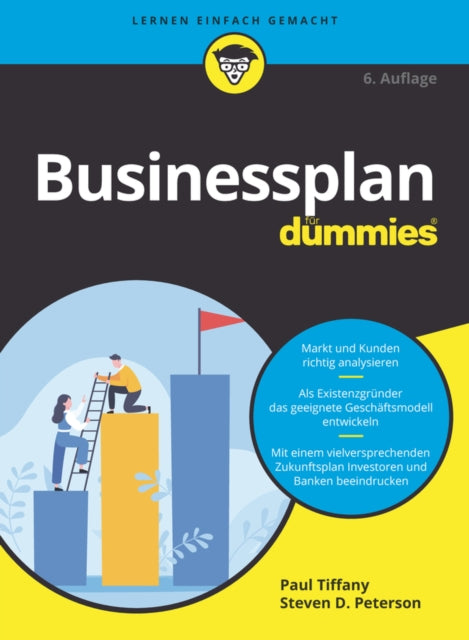 Book cover of: Businessplan fur Dummies. By: Paul Tiffany
