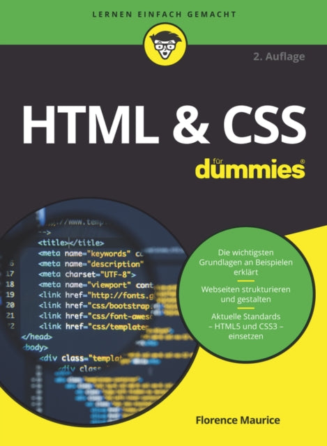 Book cover of: HTML & CSS fur Dummies. By: Florence Maurice