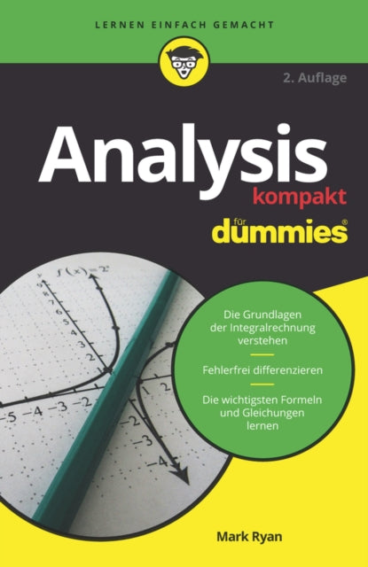 Book cover of: Analysis kompakt fur Dummies. By: Mark Ryan