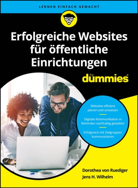 Book cover of: Erfolgreiche Websites fur offentliche Einrichtungen fur Dummies. By: J. Wilhelm