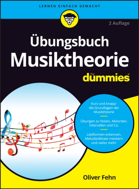 Book cover of: Ubungsbuch Musiktheorie fur Dummies. By: O. Fehn